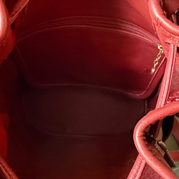 Vintage Coach Red Thompson Drawstring Bag 4151 Bucket Bag - Picture 13 of 16